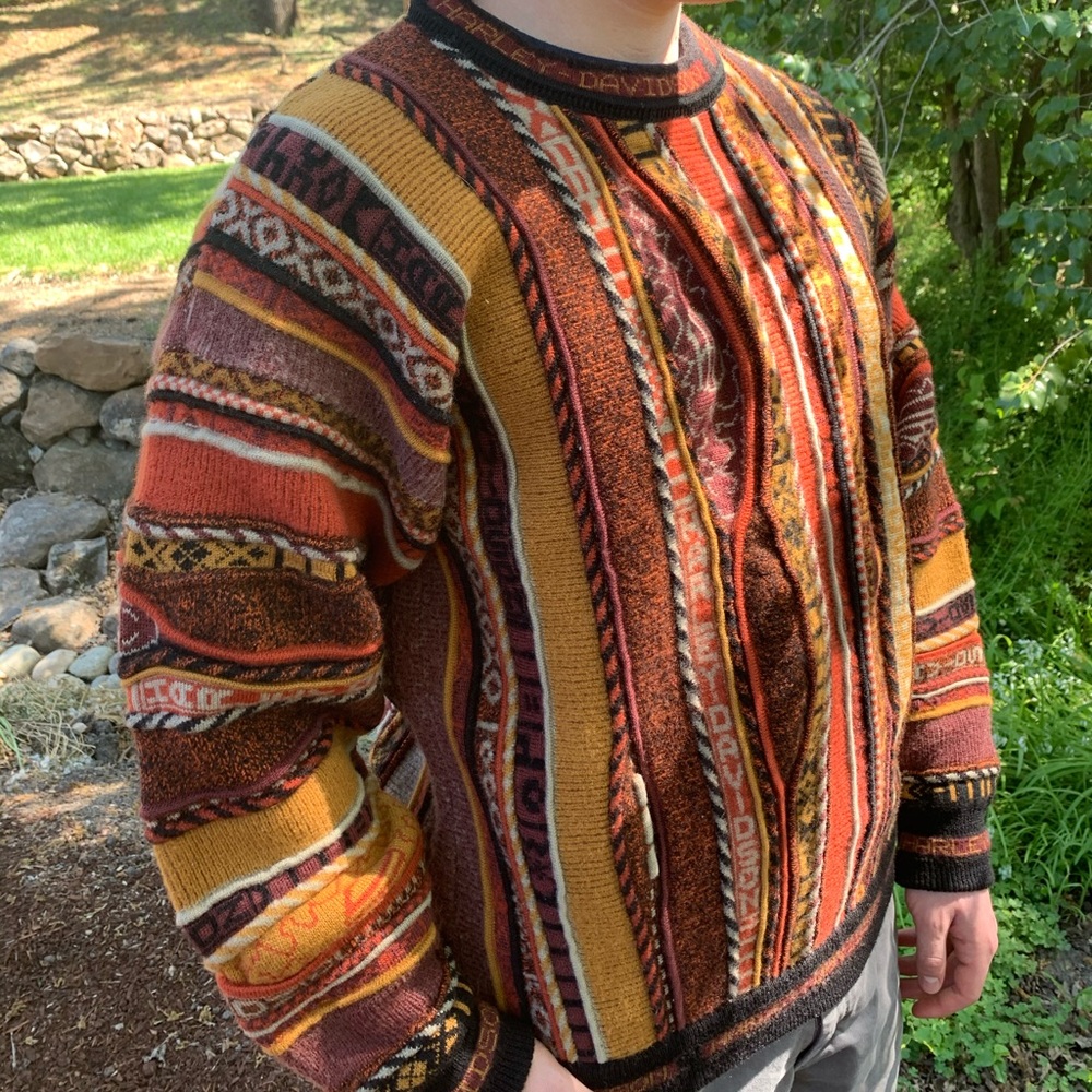 Harley Davidson x Coogi sweater